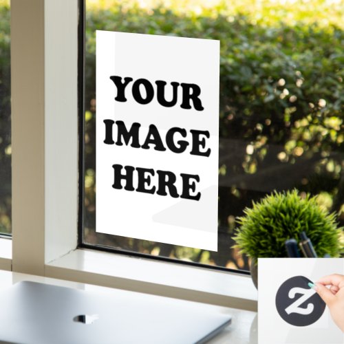 Create Your Own Image 8x11 Window Cling