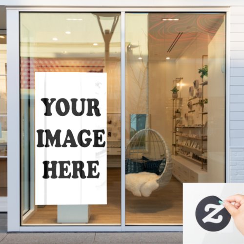 Create Your Own Image Window Cling 52x72