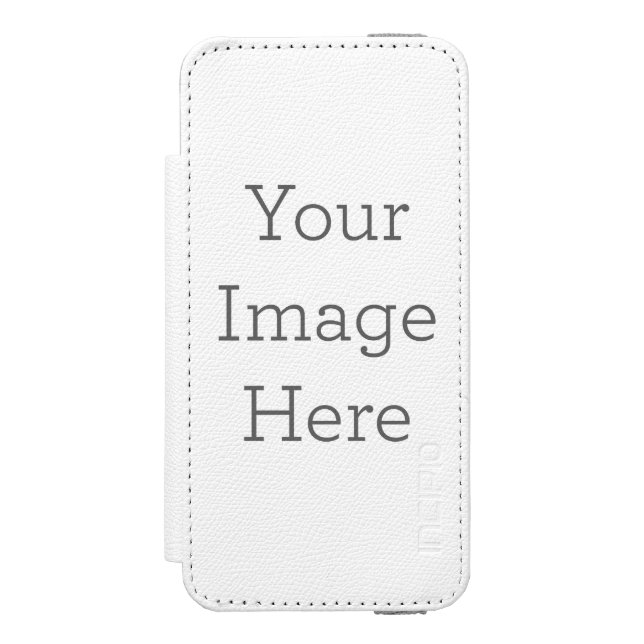 White Incipio Watson™ iPhone SE + iPhone 5/5s Wallet Case, Blank Inner Case (Folio Front)