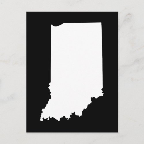 Create Your Own Indiana Moving Announcement Postcard
