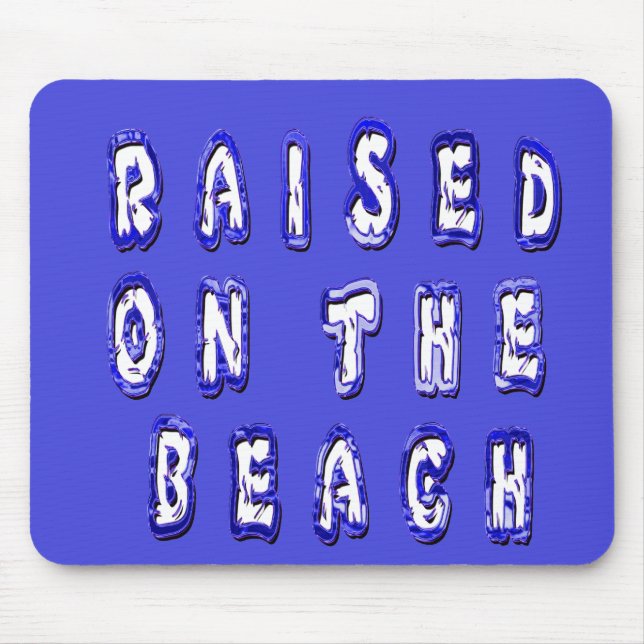 Create Your Own Inspirational Beach Life Mouse Pad (Front)