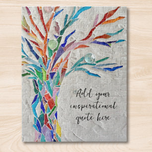 Create Your Own Inspirational Message Jigsaw Puzzle