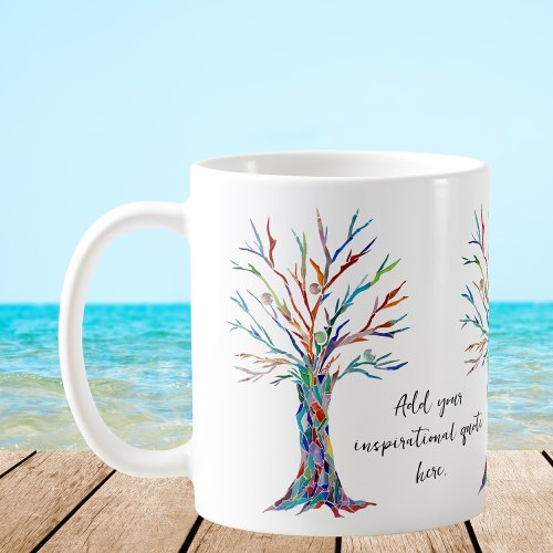 Create Your Own Inspirational Motivational Quote Coffee Mug