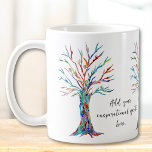 Create Your Own Inspirational Motivational Quote Coffee Mug<br><div class="desc">This unique coffee mug is decorated with a colorful mosaic Tree of Life design.
Add your chosen quote or message to personalize it. 
Click Customize Further to change the font,  font size,  and font color.
Original Mosaic © Michele Davies.</div>