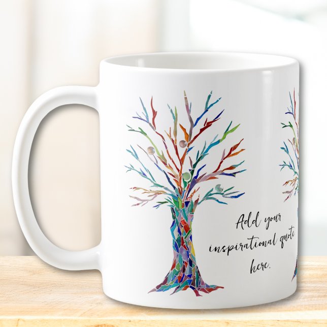 Create Your Own Inspirational Motivational Quote Coffee Mug (Creator Uploaded)