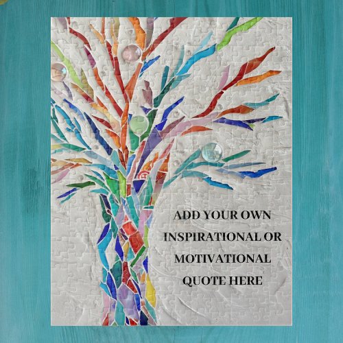 Create your own Inspirational  Motivational Quote Jigsaw Puzzle
