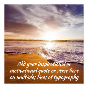 Create Your Own Inspirational / Motivational Quote Poster