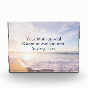 Create Your Own Inspirational Photo Quote Beach Block