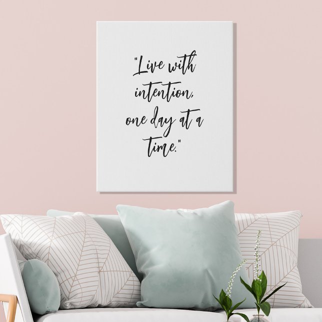 Create Your Own Inspirational Quote Faux Canvas Print (Creator Uploaded)