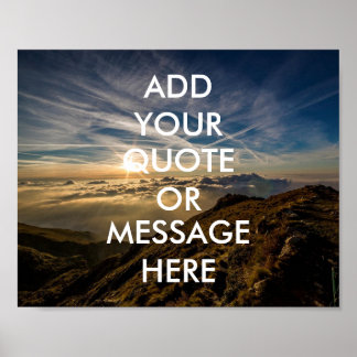 Create Your Own Inspirational Quote Poster
