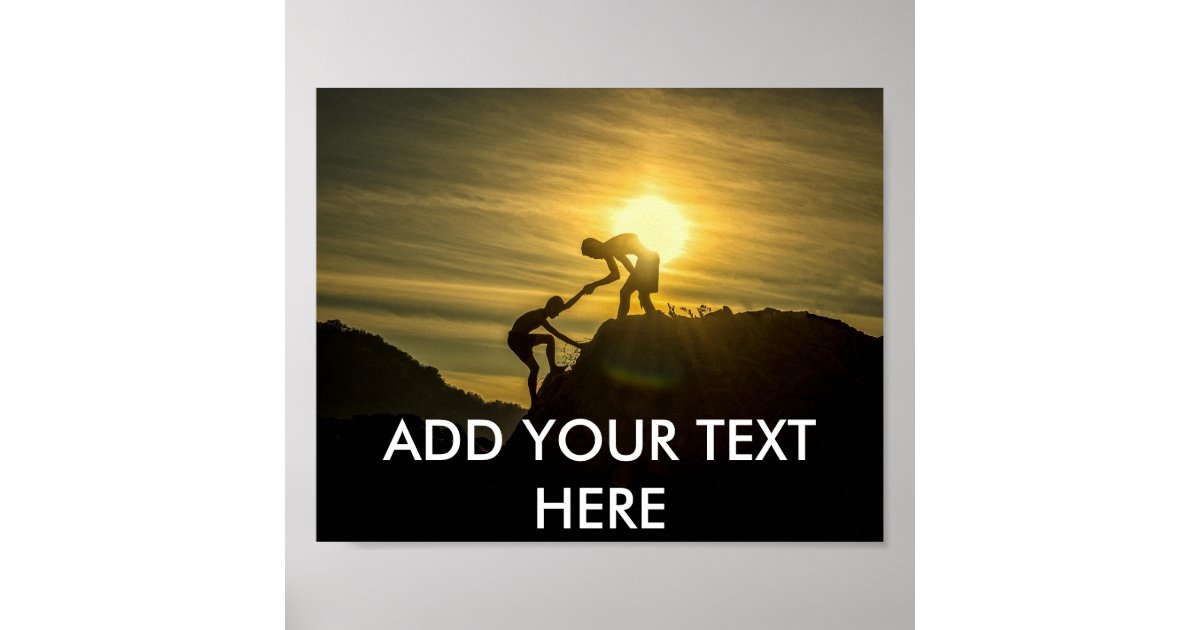 Create Your Own Inspirational Quote Poster | Zazzle