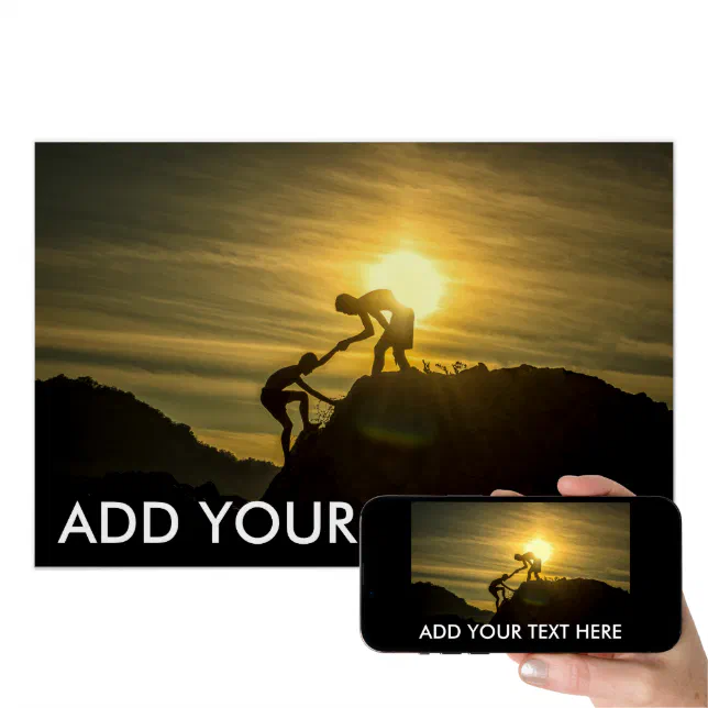 Create Your Own Inspirational Quote Poster Zazzle