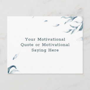 Create Your Own Inspirational Quote Watercolor Postcard