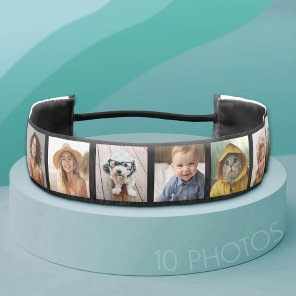 Create Your Own Instagram 10 Photo Collage Athletic Headband