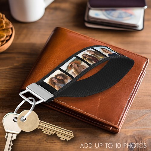 Create Your Own Instagram 11 Photo Collage Wrist Keychain