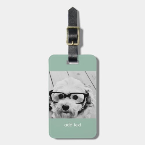 Create Your Own Instagram Art Luggage Tag
