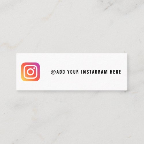 Create your own Instagram business card
