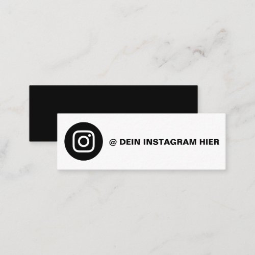 Create your own Instagram Business Card