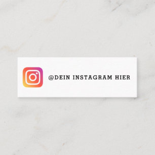 Create your own Instagram Business Card
