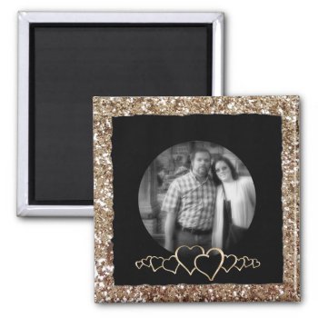 Create Your Own Instagram | Diy Photo Glitter Magnet by angela65 at Zazzle