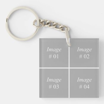 Create Your Own Instagram Photo Collection Keychain by svetitemplate at Zazzle