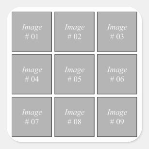 Create your own Instagram photo collection Square Sticker