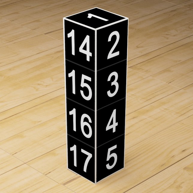 Create Your Own Instagram Photos Wine Gift Box (Front)