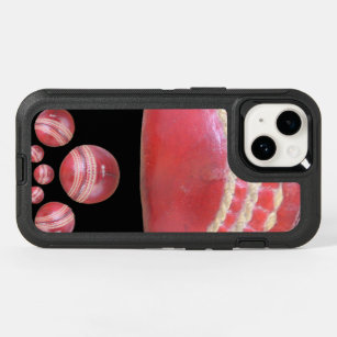 Create Your Own International cricket balls design OtterBox iPhone 14 Case
