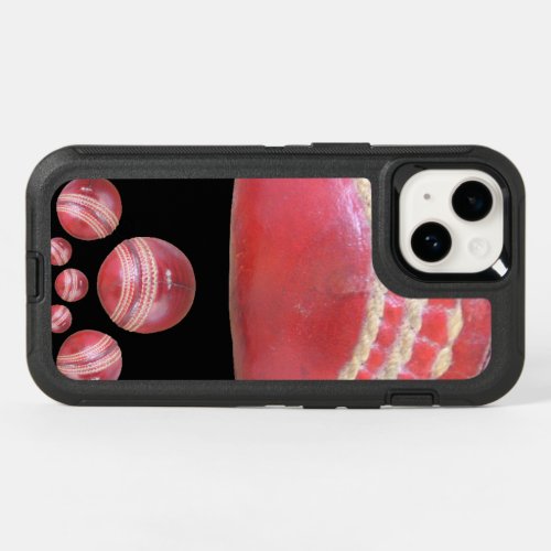 Create Your Own International cricket balls design OtterBox iPhone 14 Case