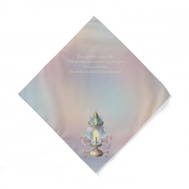 Create Your Own Intricate Fairy Lamp Bandana (Front)