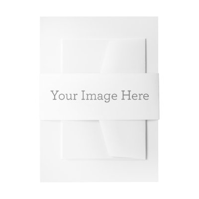 radiant bloom monogram invitation belly band zazzle com