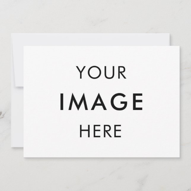 Create Your Own Invite black&white 5" x 7 (Front)