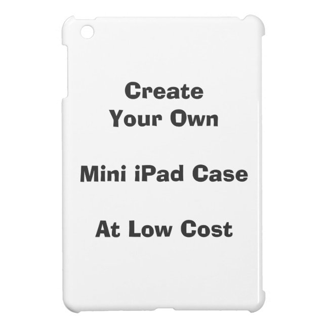 Create Your Own iPad Mini Case (Case Savvy) (Back)