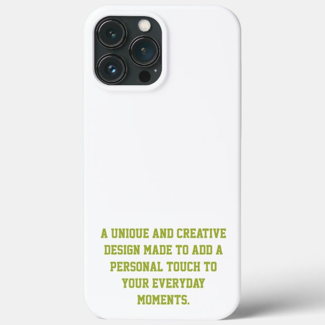 Create Your Own iPhone 13 Pro Max Case Mate Case (Back)