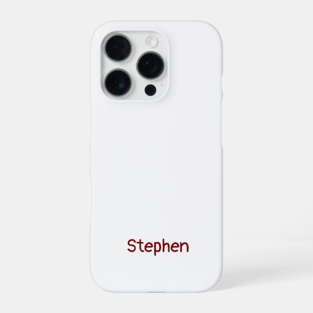 Create Your Own iPhone 16 Pro Slim Case (Back)
