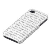 Create Your Own iPhone 4 Case Glossy (Bottom)