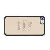 Apple iPhone 5c Slim Maple Wood Case (Front (horizontal))