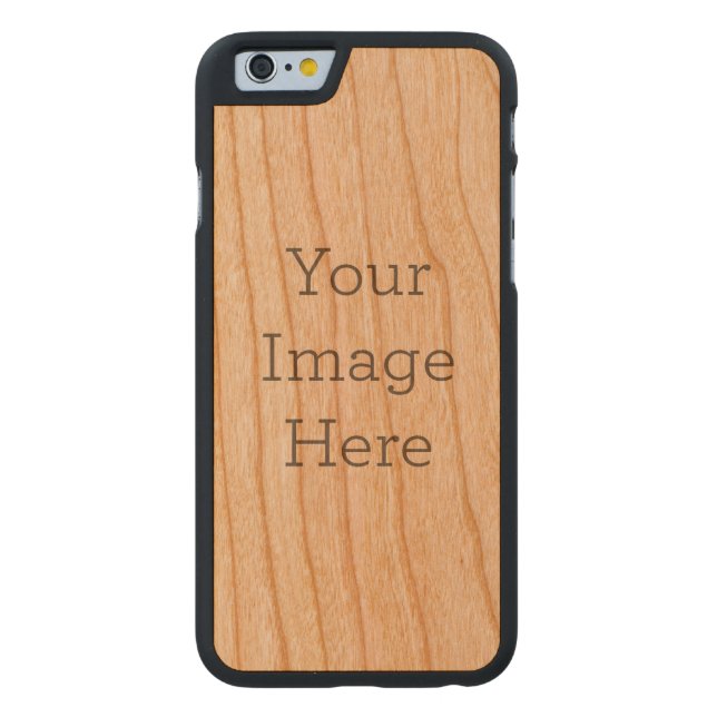 Apple iPhone 6/6s Slim Cherry Wood Case (Back)