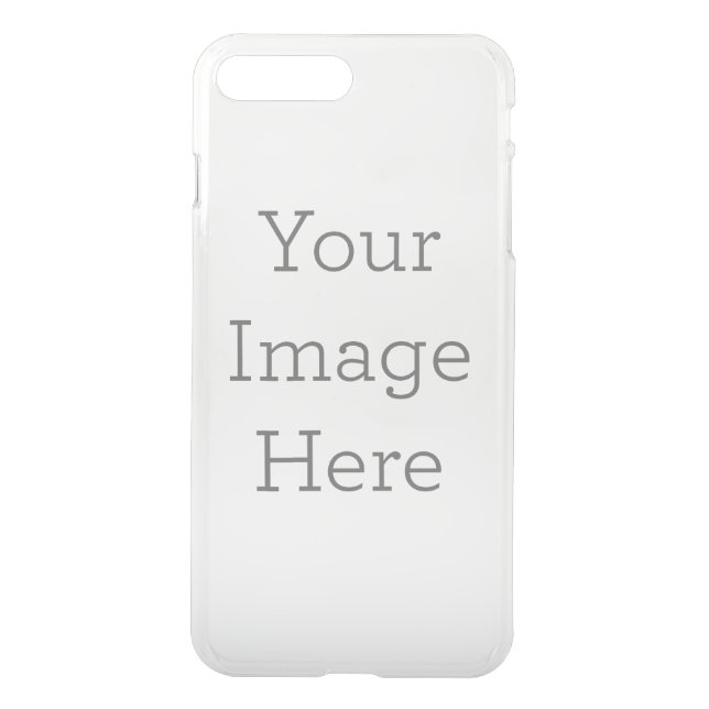 Custom Apple iPhone 8 Plus/7 Plus Clearly Deflector Case (Back)