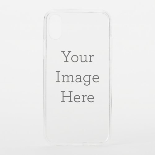 Create Your Own iPhone XS Clear UV Bumper Case