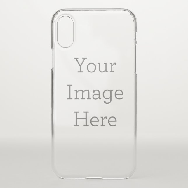 Custom Apple iPhone XS Clearly Deflector Case (Back)