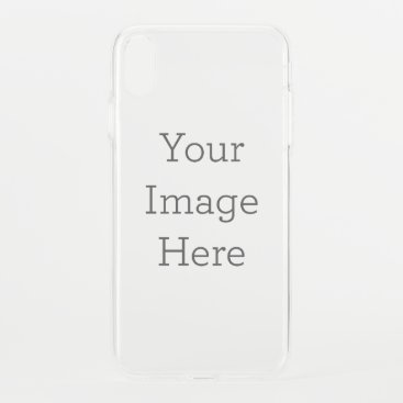 Create Your Own iPhone XS Max Clear UV Bumper Case