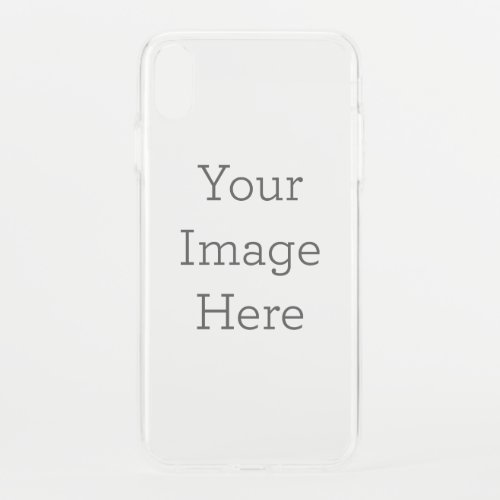 Create Your Own iPhone XS Max Clear UV Bumper Case