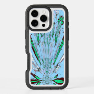 Create Your Own Italian blue Creative Heart design iPhone 16 Pro Max Case