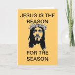 Create Your Own Jesus Is The Reason Card at Zazzle