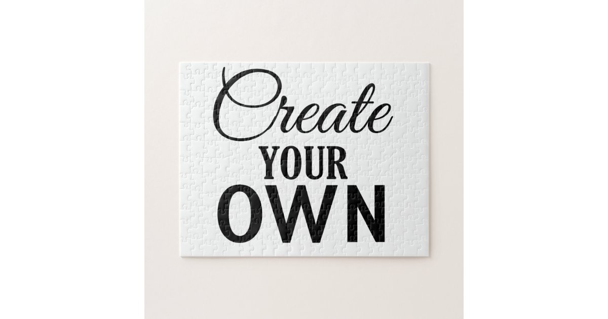 Create Your Own Jigsaw Puzzle Zazzle