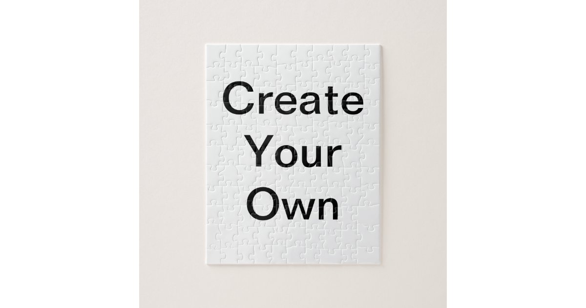 Create Your Own Jigsaw Puzzle Zazzle