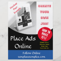 Create Your Own Job Online - Template Ads Flyer