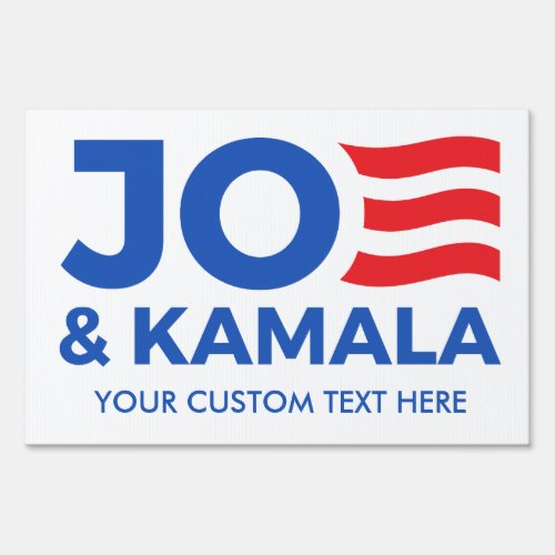 Create Your Own Joe and Kamala 2024 Sign