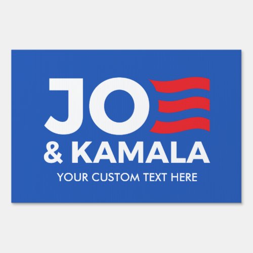 Create Your Own Joe and Kamala 2024 Sign